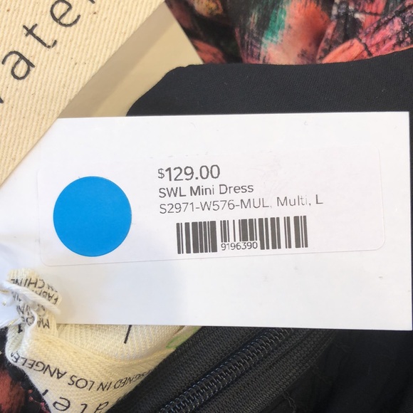 Lana mini tiered skater tank dress - NWT - Large - Multicolor - Picture 7 of 7